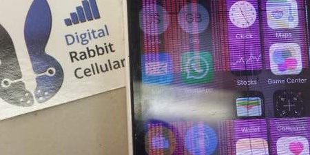 broken iphone no case