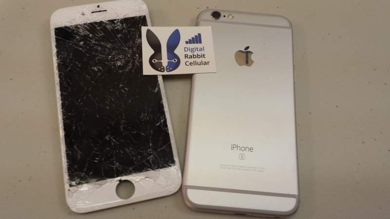 Broken Glass iPhone 6S Repair Screen iPhone 6S Glass Repair, LCD